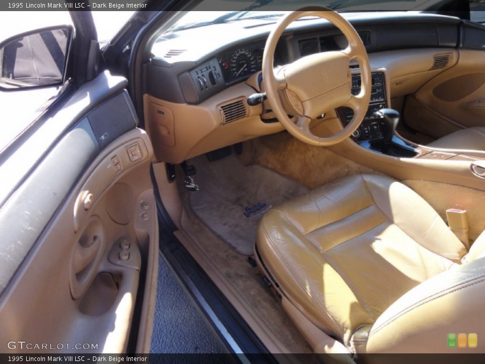 Dark Beige 1995 Lincoln Mark VIII Interiors