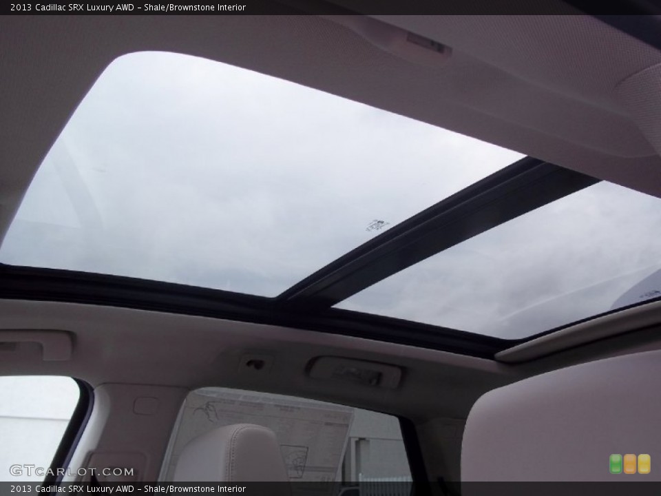 Shale/Brownstone Interior Sunroof for the 2013 Cadillac SRX Luxury AWD #72326072