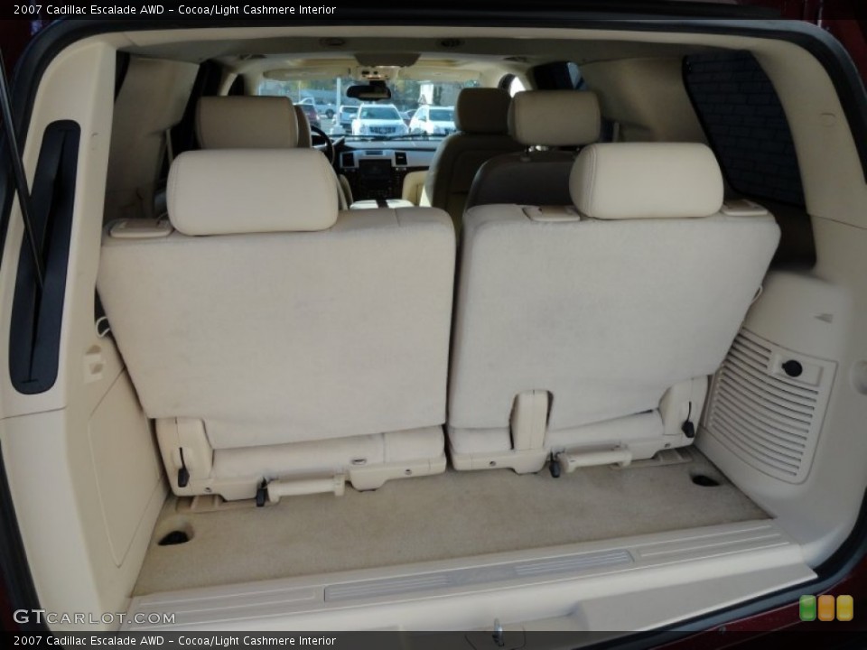Cocoa/Light Cashmere Interior Trunk for the 2007 Cadillac Escalade AWD #72326085