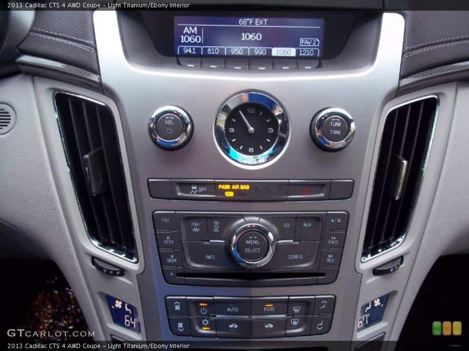 Light Titanium/Ebony Interior Controls for the 2013 Cadillac CTS 4 AWD Coupe #72326453