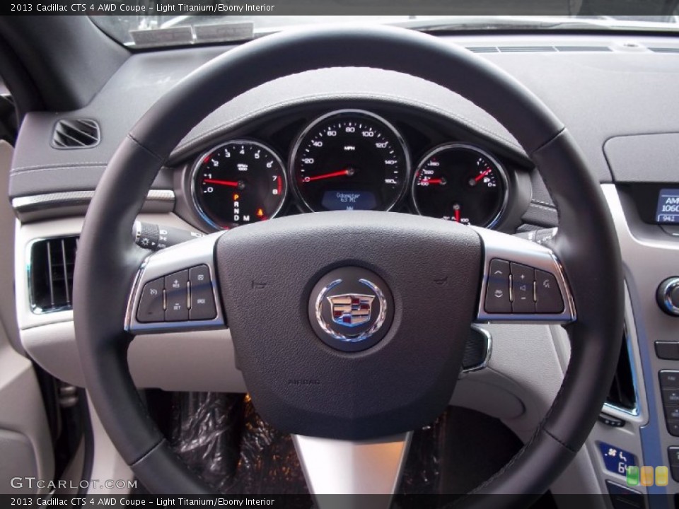 Light Titanium/Ebony Interior Steering Wheel for the 2013 Cadillac CTS 4 AWD Coupe #72326492