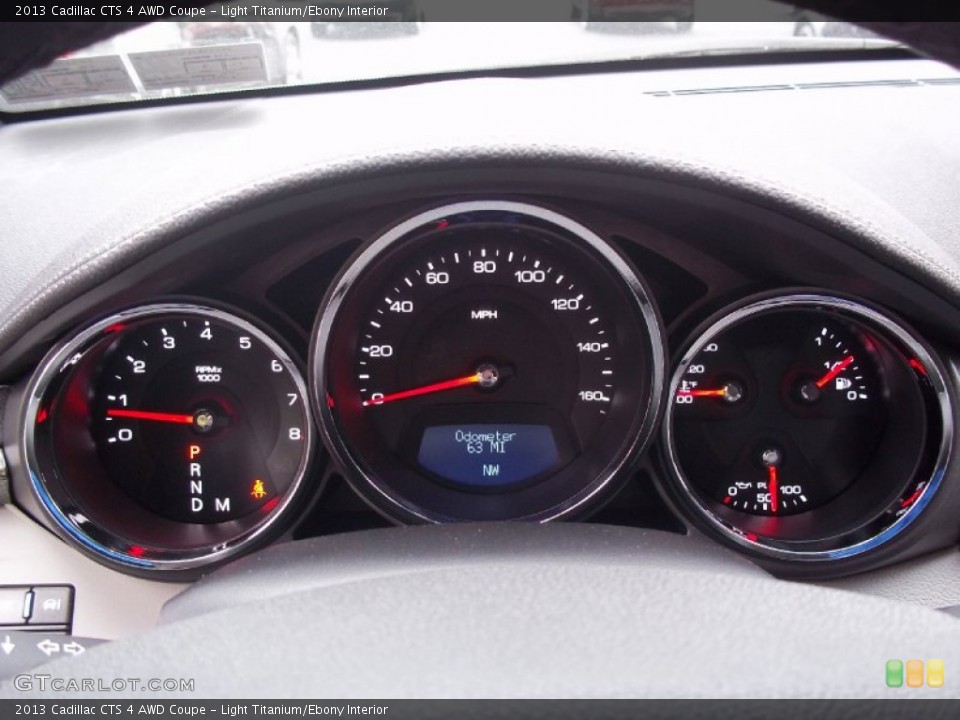 Light Titanium/Ebony Interior Gauges for the 2013 Cadillac CTS 4 AWD Coupe #72326510