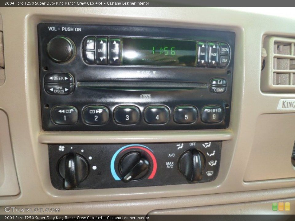 Castano Leather Interior Controls for the 2004 Ford F250 Super Duty King Ranch Crew Cab 4x4 #72327684