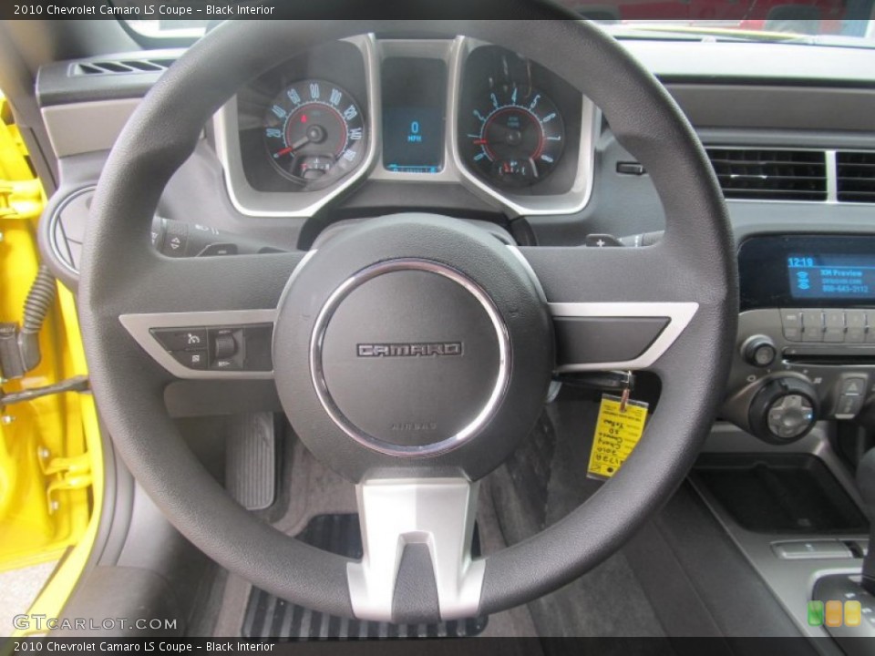 Black Interior Steering Wheel for the 2010 Chevrolet Camaro LS Coupe #72328733