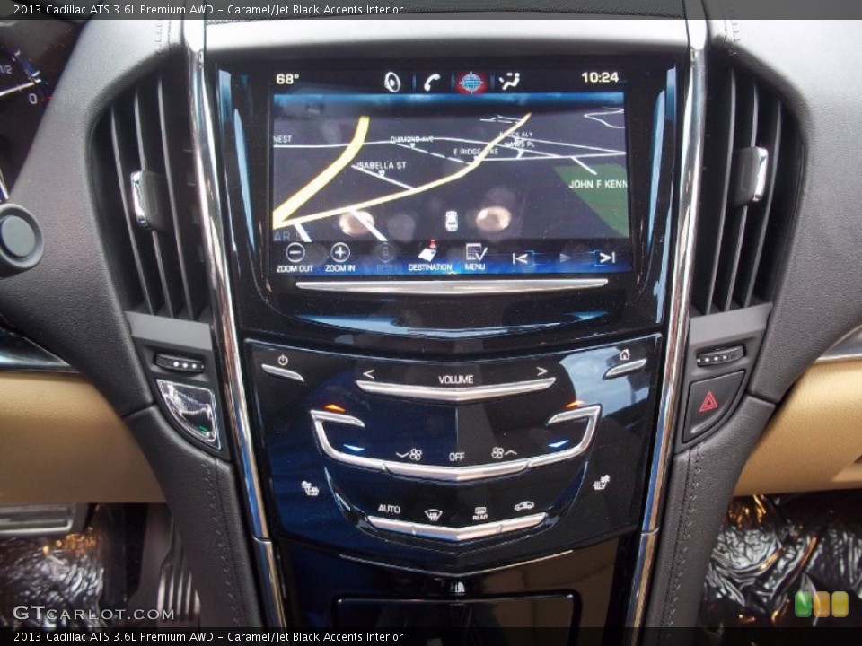Caramel/Jet Black Accents Interior Controls for the 2013 Cadillac ATS 3.6L Premium AWD #72328838