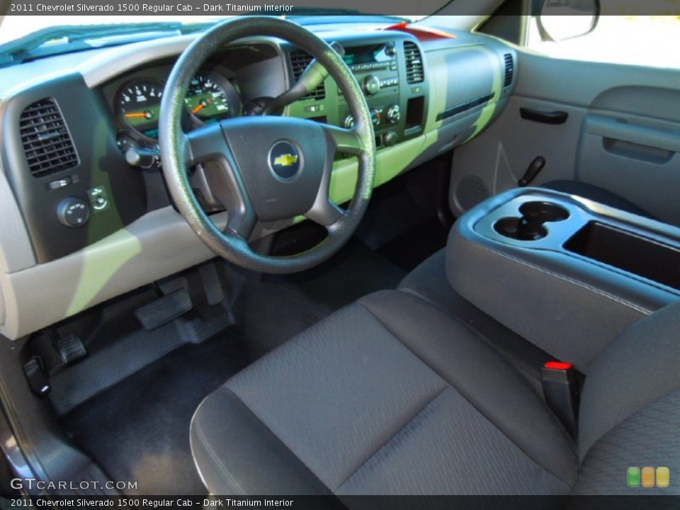 Dark Titanium Interior Prime Interior for the 2011 Chevrolet Silverado 1500 Regular Cab #72328981