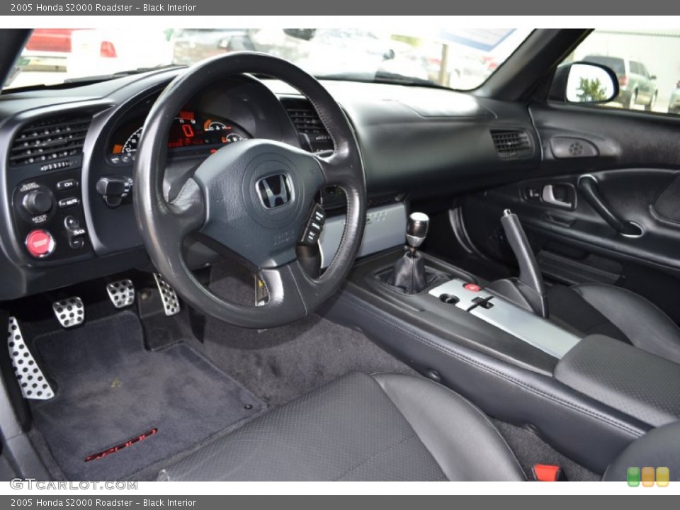 Black 2005 Honda S2000 Interiors