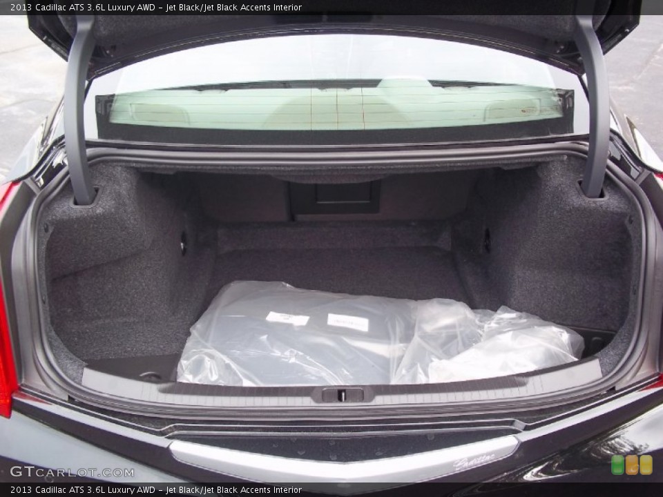 Jet Black/Jet Black Accents Interior Trunk for the 2013 Cadillac ATS 3.6L Luxury AWD #72329099