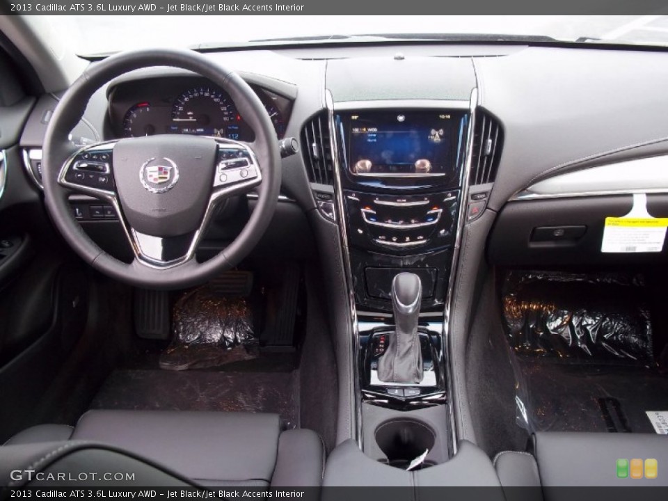 Jet Black/Jet Black Accents Interior Dashboard for the 2013 Cadillac ATS 3.6L Luxury AWD #72329117
