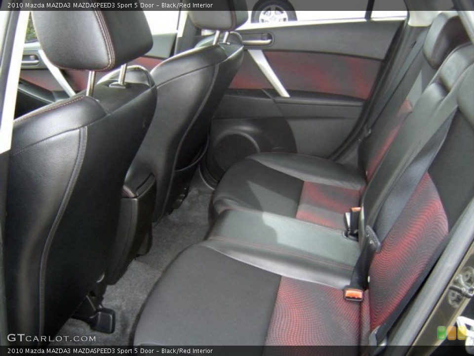 Black/Red Interior Photo for the 2010 Mazda MAZDA3 MAZDASPEED3 Sport 5 Door #72329162