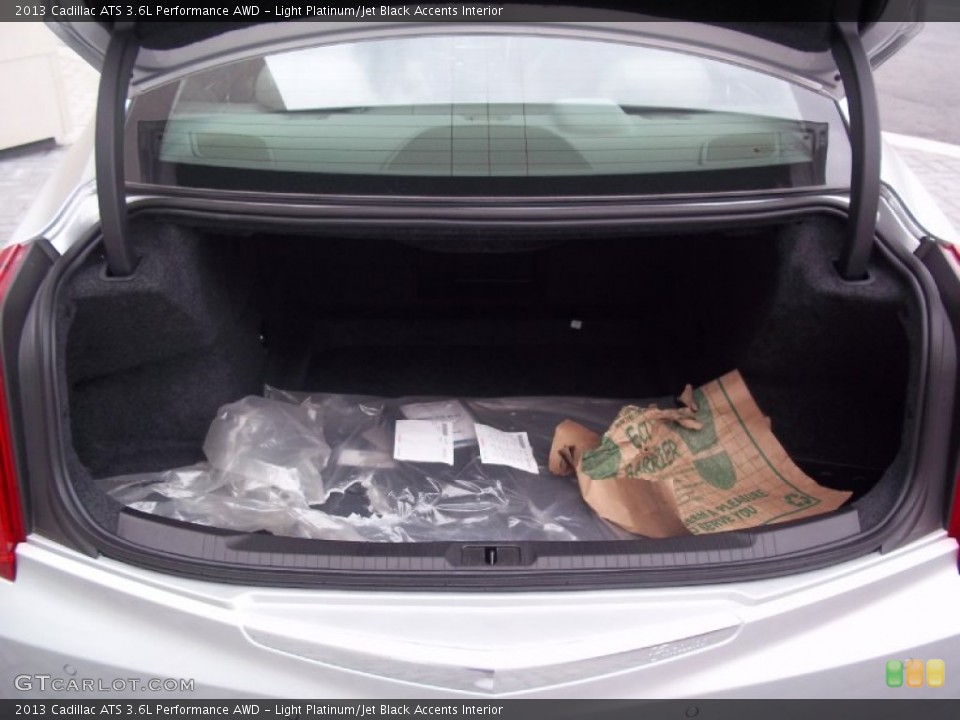 Light Platinum/Jet Black Accents Interior Trunk for the 2013 Cadillac ATS 3.6L Performance AWD #72330080