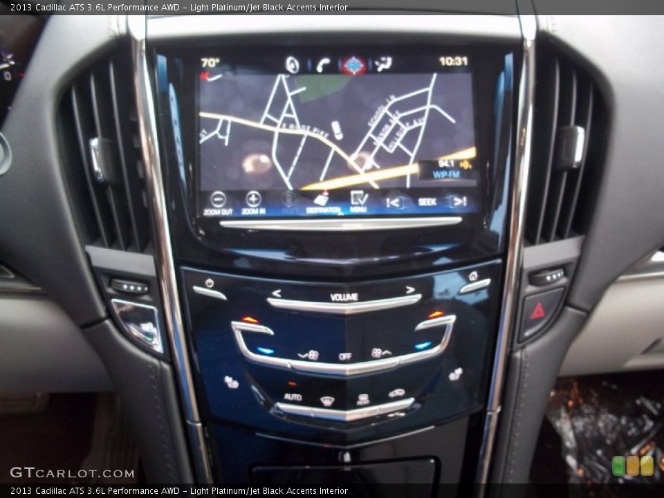 Light Platinum/Jet Black Accents Interior Controls for the 2013 Cadillac ATS 3.6L Performance AWD #72330149