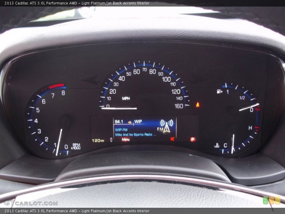 Light Platinum/Jet Black Accents Interior Gauges for the 2013 Cadillac ATS 3.6L Performance AWD #72330203