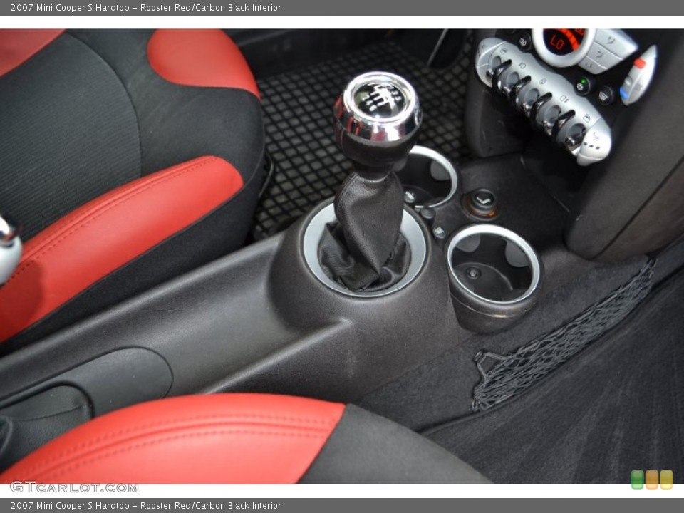 Rooster Red/Carbon Black Interior Transmission for the 2007 Mini Cooper S Hardtop #72330284