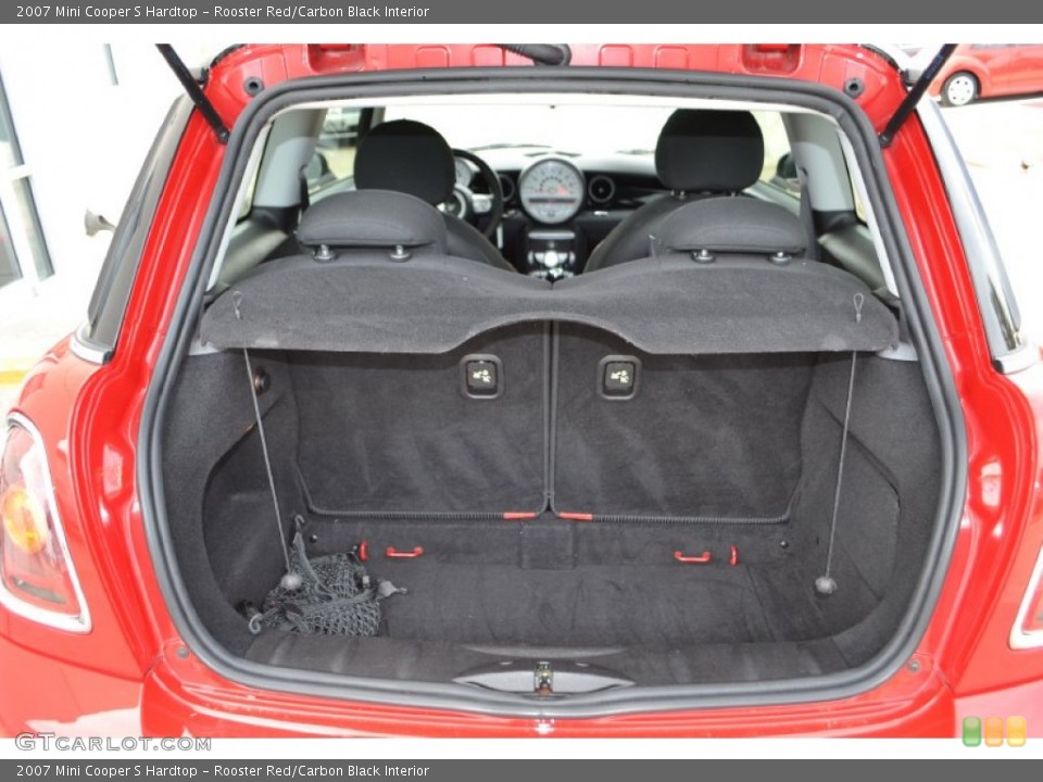 Rooster Red/Carbon Black Interior Trunk for the 2007 Mini Cooper S Hardtop #72330336