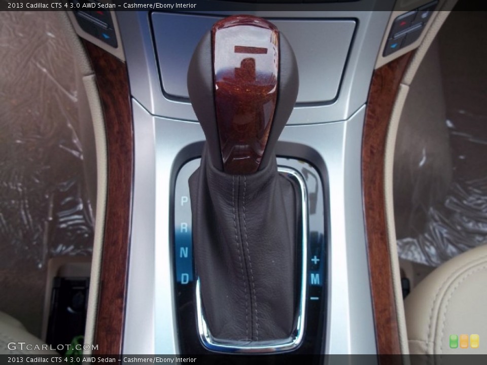 Cashmere/Ebony Interior Transmission for the 2013 Cadillac CTS 4 3.0 AWD Sedan #72330473