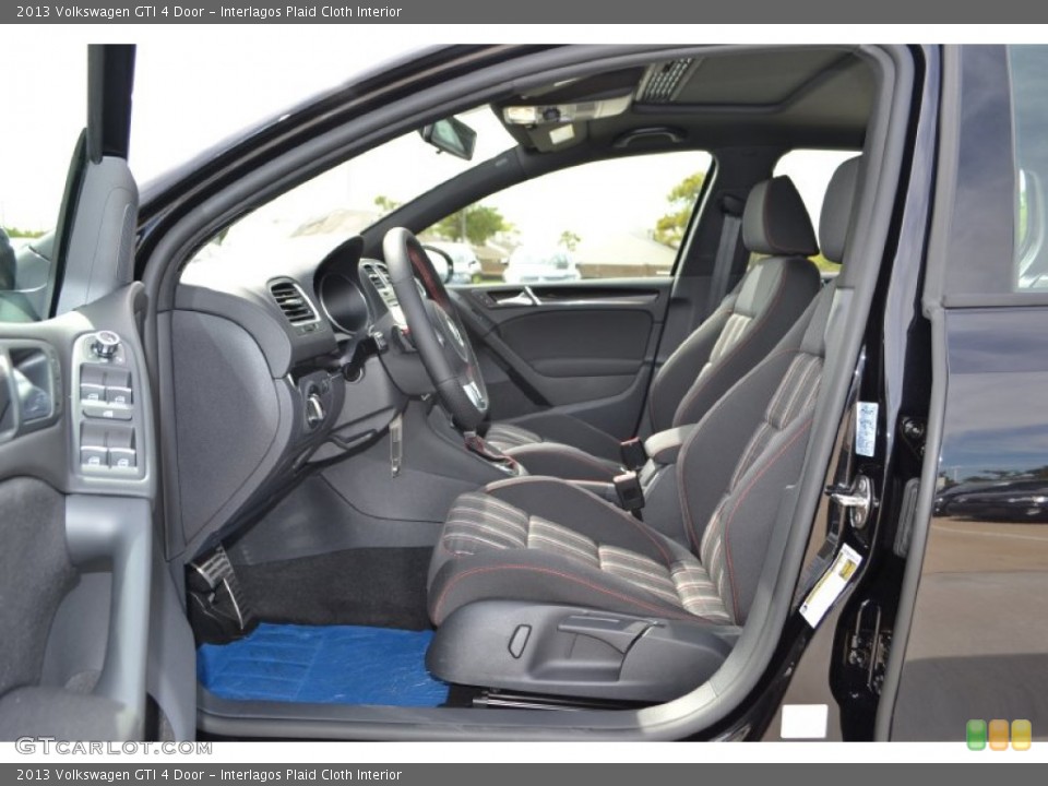 Interlagos Plaid Cloth Interior Photo for the 2013 Volkswagen GTI 4 Door #72331157