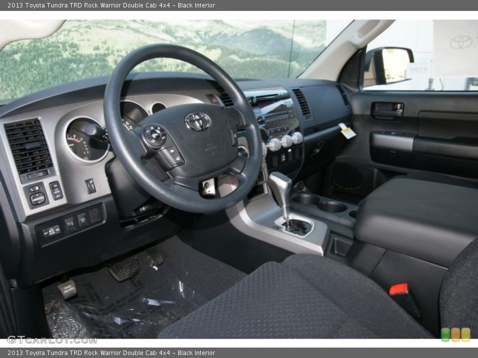 Black Interior Photo for the 2013 Toyota Tundra TRD Rock Warrior Double Cab 4x4 #72331682