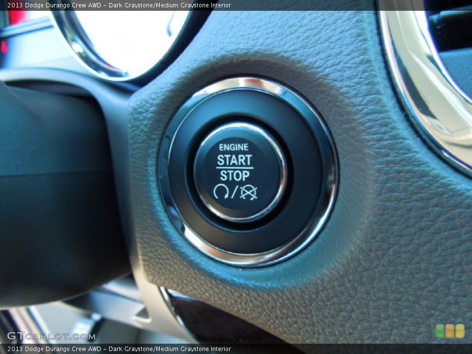 Dark Graystone/Medium Graystone Interior Controls for the 2013 Dodge Durango Crew AWD #72331766
