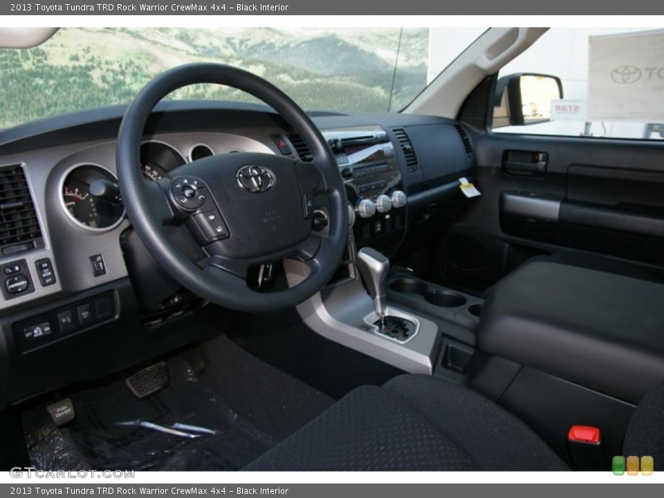 Black Interior Photo for the 2013 Toyota Tundra TRD Rock Warrior CrewMax 4x4 #72332252