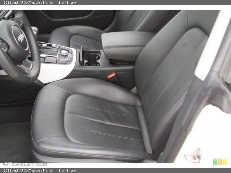Black Interior Front Seat for the 2012 Audi A7 3.0T quattro Premium #72332693