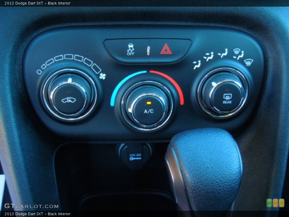 Black Interior Controls for the 2013 Dodge Dart SXT #72334784