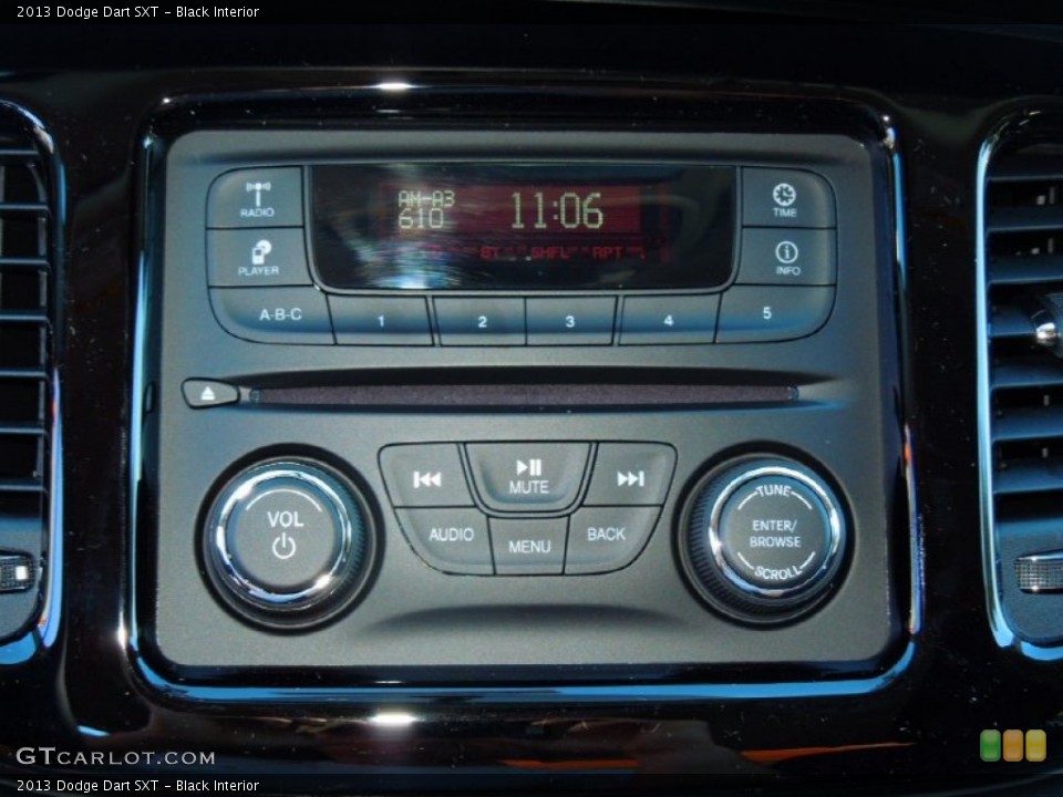 Black Interior Audio System for the 2013 Dodge Dart SXT #72334799