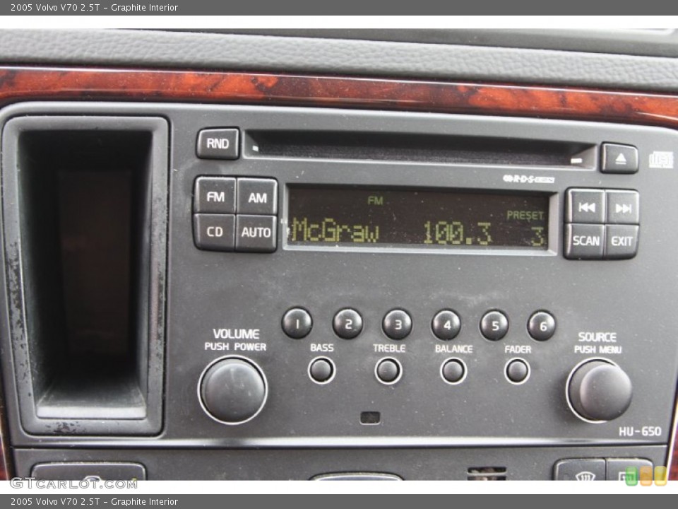 Graphite Interior Audio System for the 2005 Volvo V70 2.5T #72334805