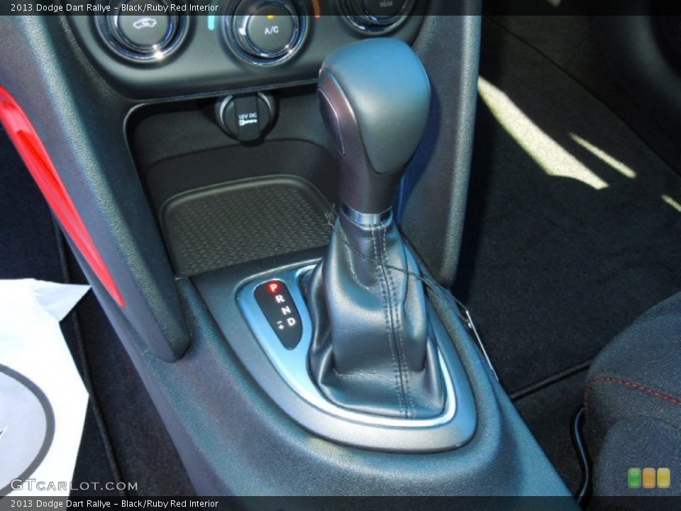 Black/Ruby Red Interior Transmission for the 2013 Dodge Dart Rallye #72335165