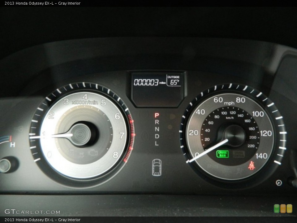 Gray Interior Gauges for the 2013 Honda Odyssey EX-L #72335476
