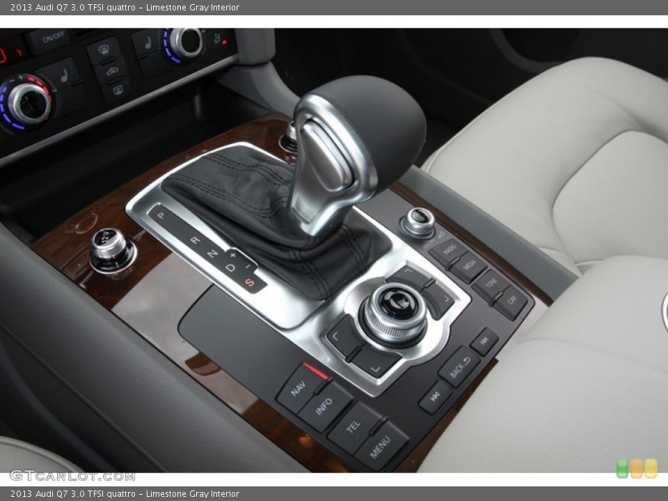 Limestone Gray Interior Transmission for the 2013 Audi Q7 3.0 TFSI quattro #72335858