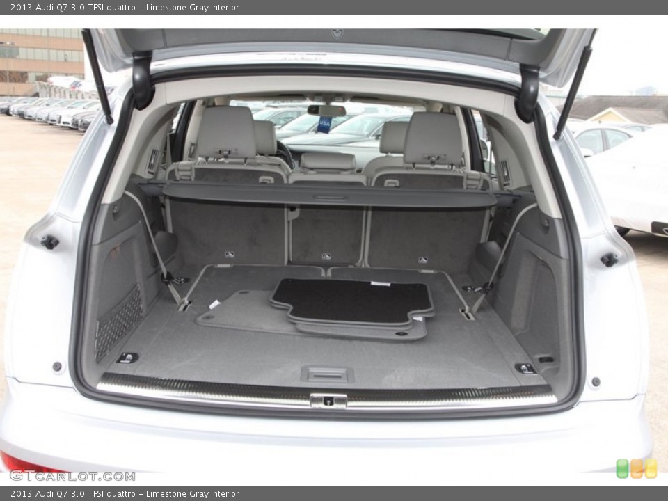 Limestone Gray Interior Trunk for the 2013 Audi Q7 3.0 TFSI quattro #72335897