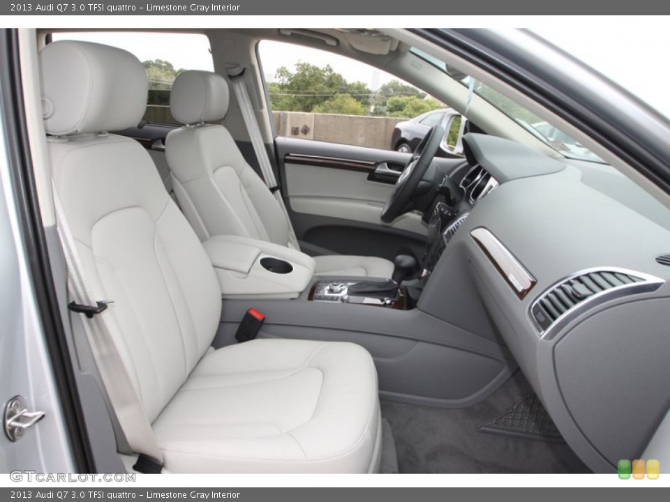 Limestone Gray Interior Front Seat for the 2013 Audi Q7 3.0 TFSI quattro #72335963