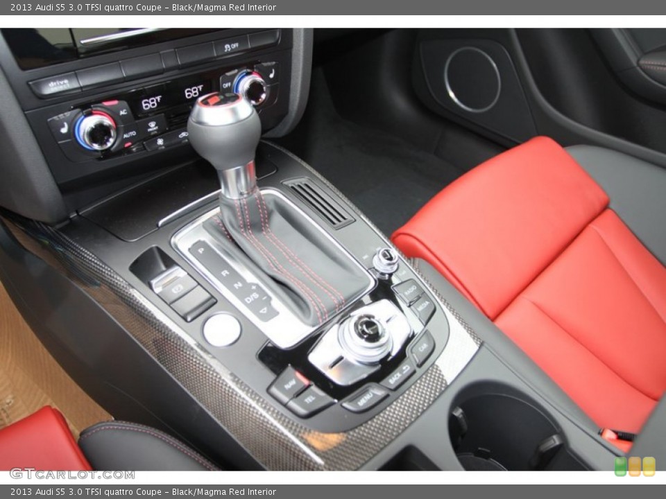 Black/Magma Red Interior Transmission for the 2013 Audi S5 3.0 TFSI quattro Coupe #72336527
