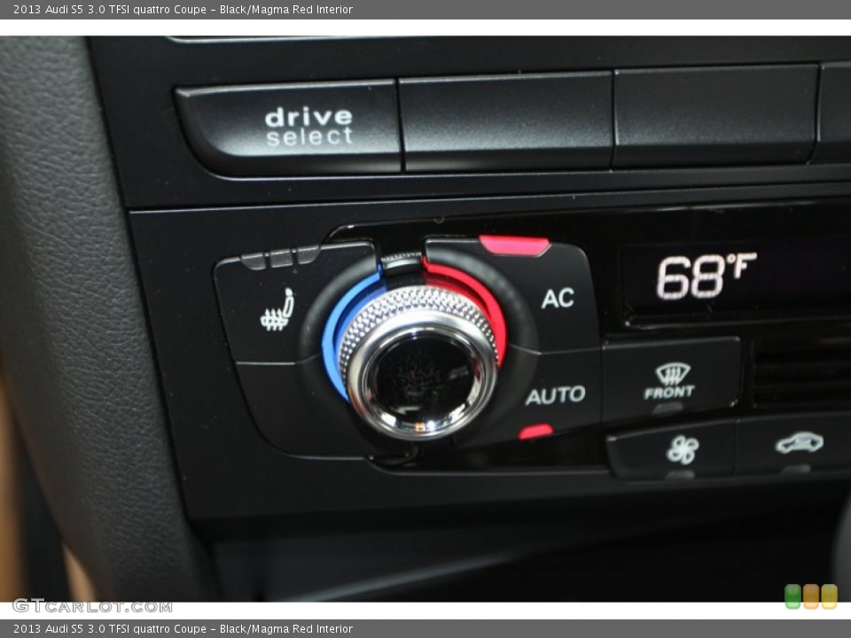 Black/Magma Red Interior Controls for the 2013 Audi S5 3.0 TFSI quattro Coupe #72336578