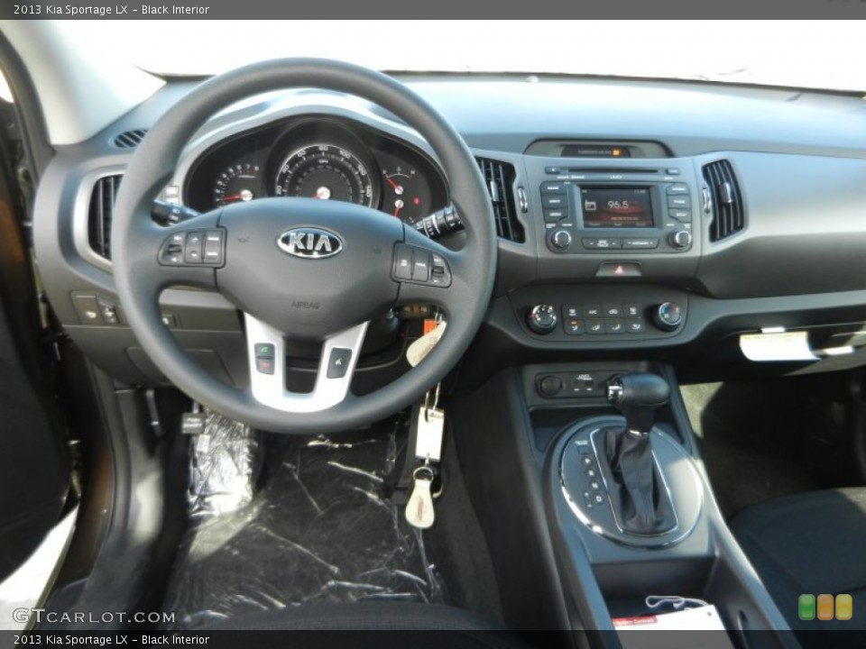 Black Interior Dashboard for the 2013 Kia Sportage LX #72336926