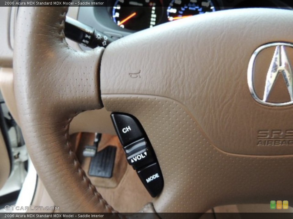 Saddle Interior Controls for the 2006 Acura MDX  #72338384