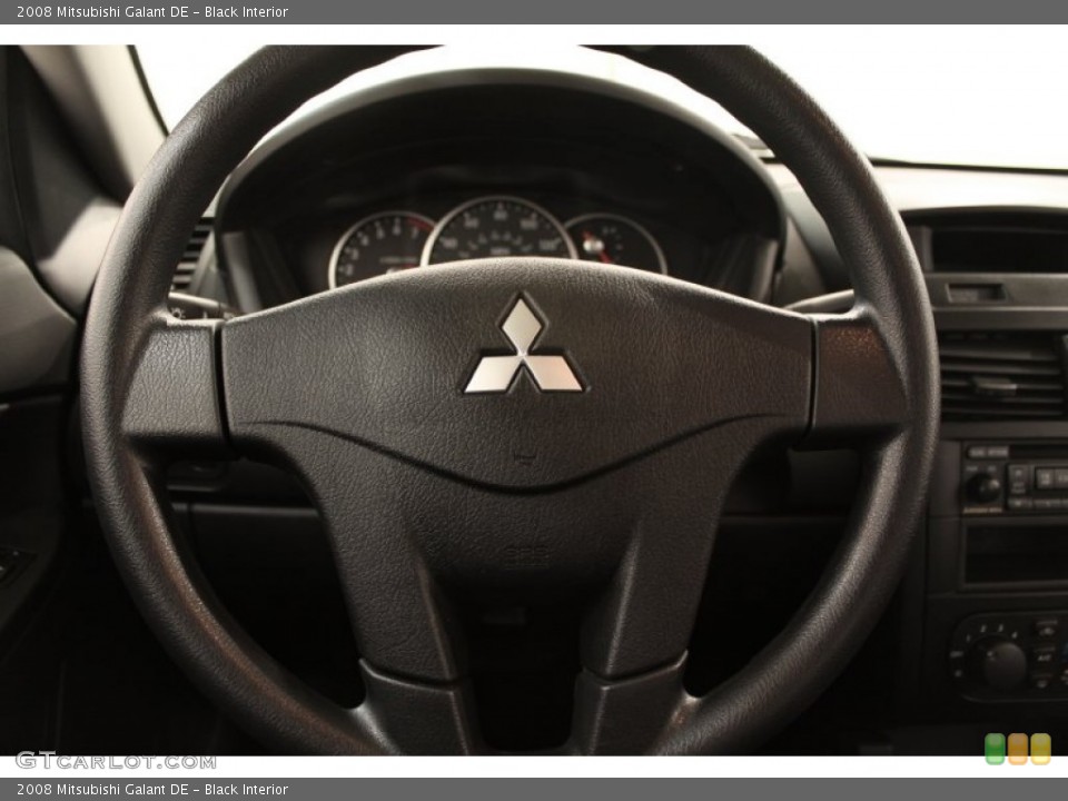 Black Interior Steering Wheel for the 2008 Mitsubishi Galant DE #72343947
