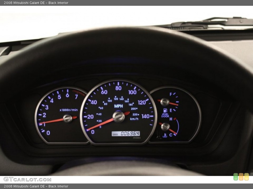 Black Interior Gauges for the 2008 Mitsubishi Galant DE #72343950