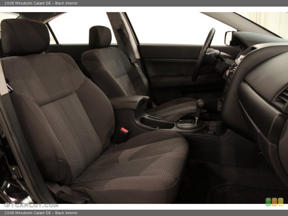 Black Interior Front Seat for the 2008 Mitsubishi Galant DE #72343974