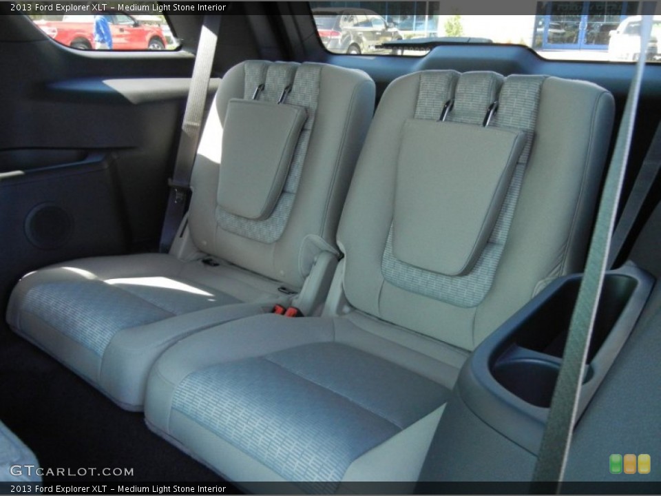 Medium Light Stone Interior Rear Seat for the 2013 Ford Explorer XLT #72347447