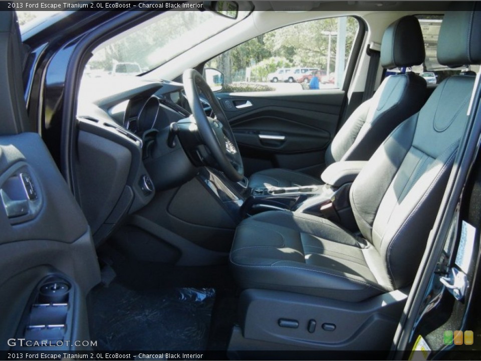 Charcoal Black Interior Front Seat for the 2013 Ford Escape Titanium 2.0L EcoBoost #72349206