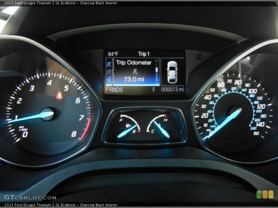 Charcoal Black Interior Gauges for the 2013 Ford Escape Titanium 2.0L EcoBoost #72349287
