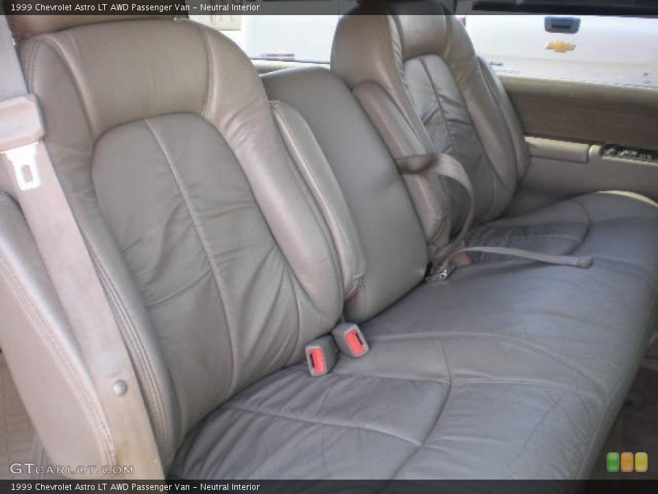 Neutral Interior Rear Seat for the 1999 Chevrolet Astro LT AWD Passenger Van #72349298