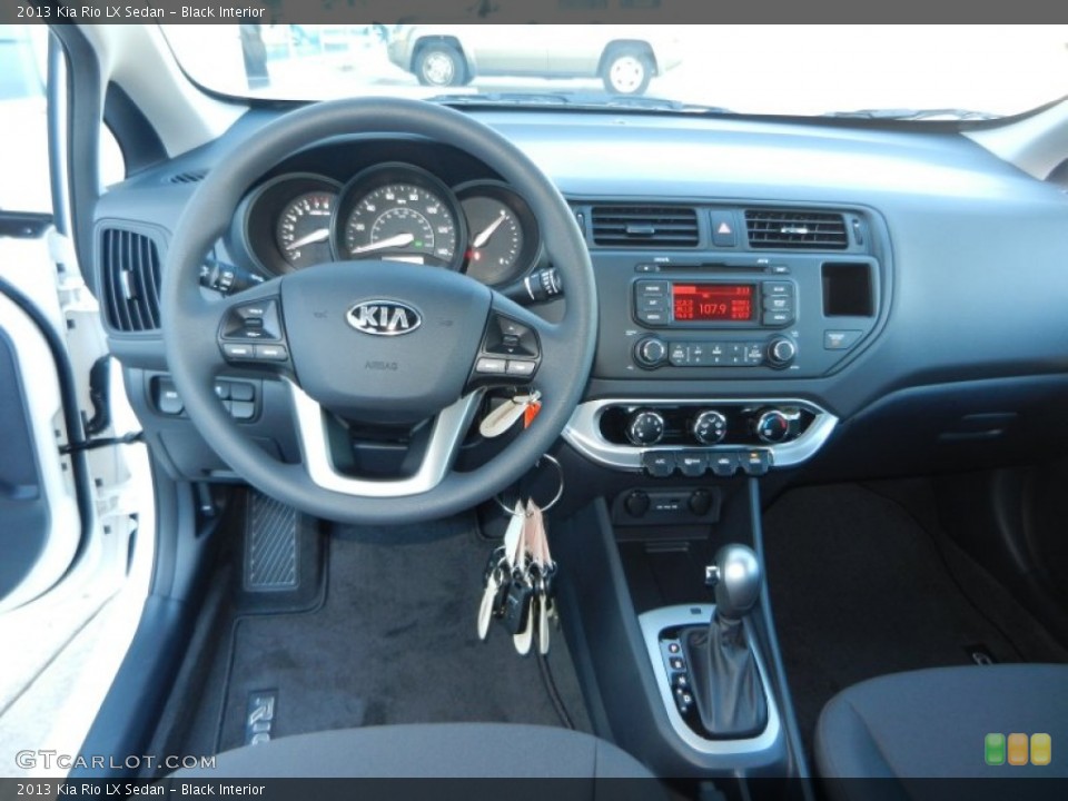 Black Interior Photo for the 2013 Kia Rio LX Sedan #72349392