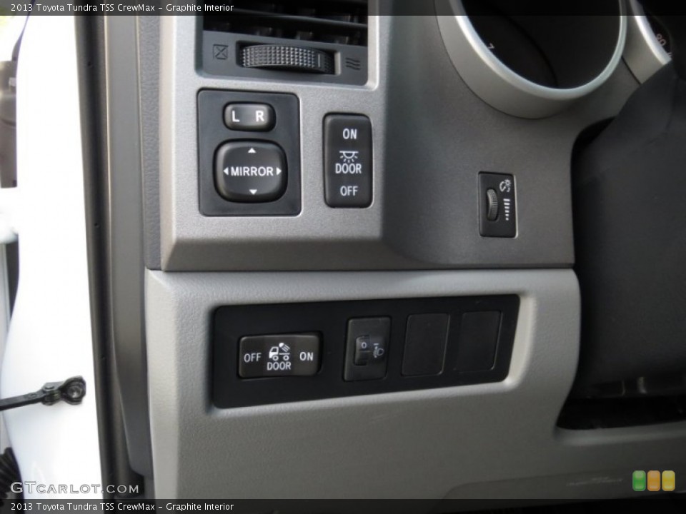 Graphite Interior Controls for the 2013 Toyota Tundra TSS CrewMax #72350622