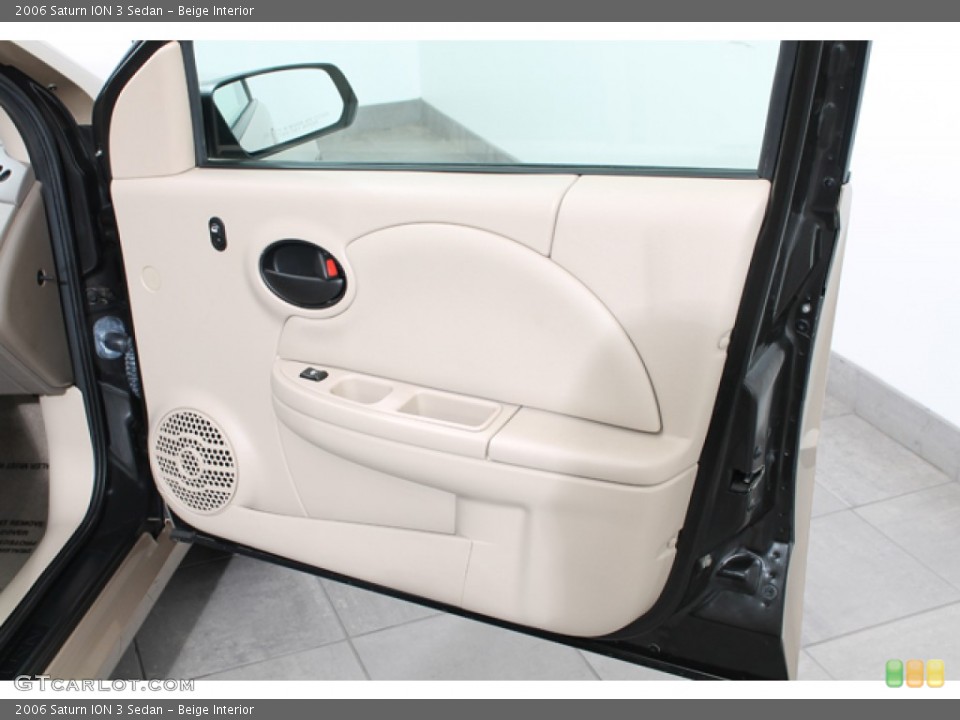 Beige Interior Door Panel for the 2006 Saturn ION 3 Sedan #72350862