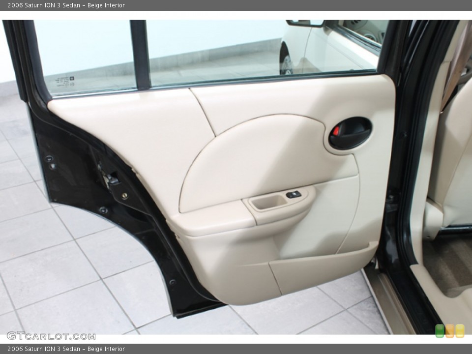 Beige Interior Door Panel for the 2006 Saturn ION 3 Sedan #72350916