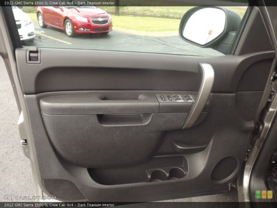 Dark Titanium Interior Door Panel for the 2012 GMC Sierra 1500 SL Crew Cab 4x4 #72350985