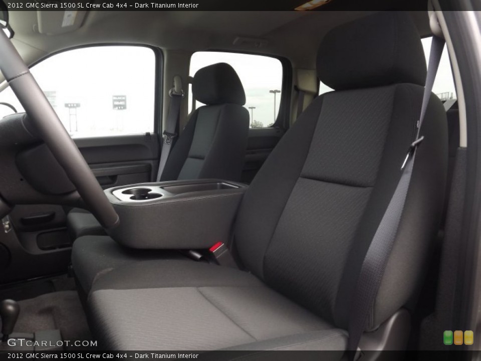 Dark Titanium Interior Front Seat for the 2012 GMC Sierra 1500 SL Crew Cab 4x4 #72351005